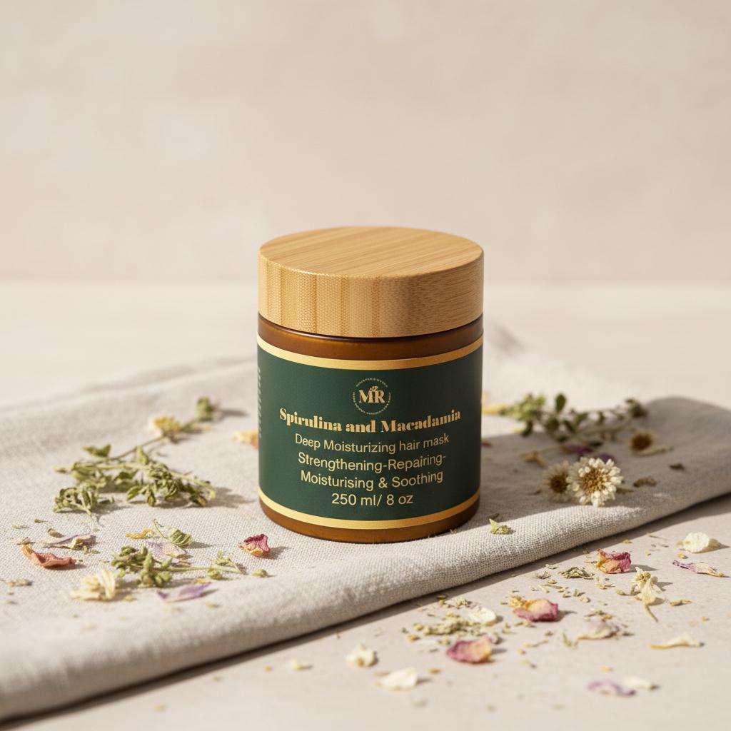SPIRULINA & MACADAMIA DEEP CONDITIONING HAIR MASK